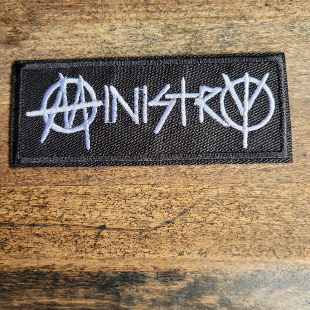Ministry Industrial Metal Vintage 90's Embroidered Iron on Patch